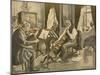 Amateur Quartet-August Mandlick-Mounted Art Print