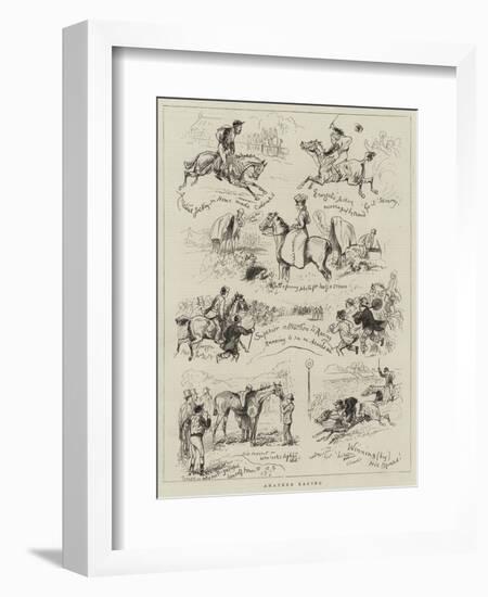 Amateur Racing-null-Framed Giclee Print