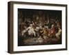 Amateurs of Tye-Wig Music ('Musicians of the Old School')-Edward Francis Burney-Framed Giclee Print