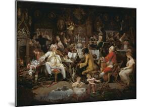 Amateurs of Tye-Wig Music ('Musicians of the Old School')-Edward Francis Burney-Mounted Giclee Print