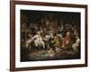 Amateurs of Tye-Wig Music ('Musicians of the Old School')-Edward Francis Burney-Framed Giclee Print