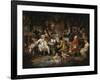 Amateurs of Tye-Wig Music ('Musicians of the Old School')-Edward Francis Burney-Framed Giclee Print