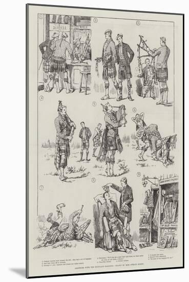 Amateurs with the Highland Bagpipes-Evelyn Stuart Hardy-Mounted Giclee Print