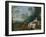 Amatory Conversation, Une Conversation Galante-Jean-Baptiste Pater-Framed Giclee Print