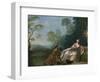 Amatory Conversation, Une Conversation Galante-Jean-Baptiste Pater-Framed Giclee Print