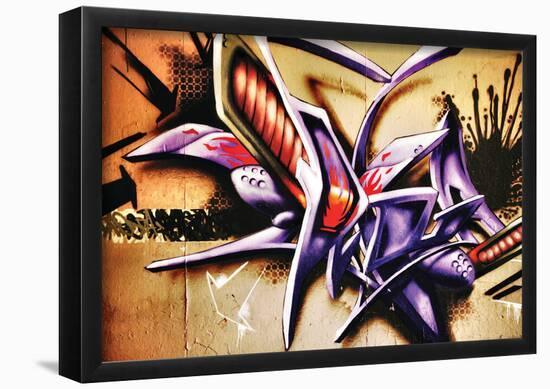 Amazing Abstract Graffiti Tag-null-Framed Poster