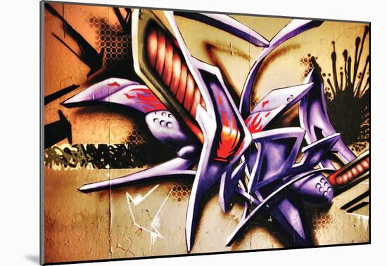 Amazing Abstract Graffiti Tag-null-Mounted Poster