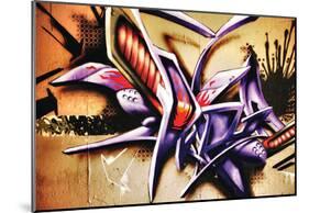 Amazing Abstract Graffiti Tag-null-Mounted Poster