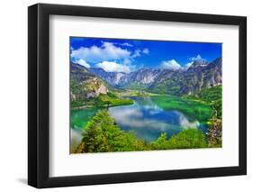 Amazing Alpine Lakes, Hallstatt, Austria-Maugli-l-Framed Photographic Print