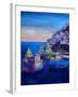 Amazing Amalfi Coast At Sunset-Markus Bleichner-Framed Art Print