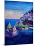 Amazing Amalfi Coast At Sunset-Markus Bleichner-Mounted Art Print