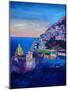 Amazing Amalfi Coast At Sunset-Markus Bleichner-Mounted Art Print