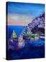 Amazing Amalfi Coast At Sunset-Markus Bleichner-Stretched Canvas