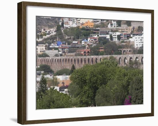 Amazing Aqueduct, Queretaro, Queretaro State, Mexico, North America-Robert Harding-Framed Photographic Print