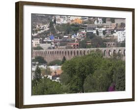 Amazing Aqueduct, Queretaro, Queretaro State, Mexico, North America-Robert Harding-Framed Photographic Print