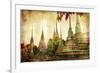 Amazing Bangkok - Artwork In Painting Style-Maugli-l-Framed Art Print