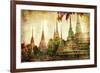 Amazing Bangkok - Artwork In Painting Style-Maugli-l-Framed Art Print