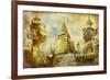 Amazing Bangkok - Artwork In Painting Style-Maugli-l-Framed Art Print