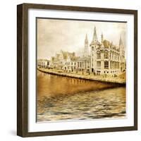 Amazing Belgium - Artistic Toned Picture-Maugli-l-Framed Art Print