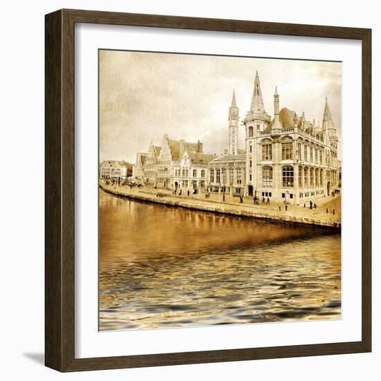 Amazing Belgium - Artistic Toned Picture-Maugli-l-Framed Art Print