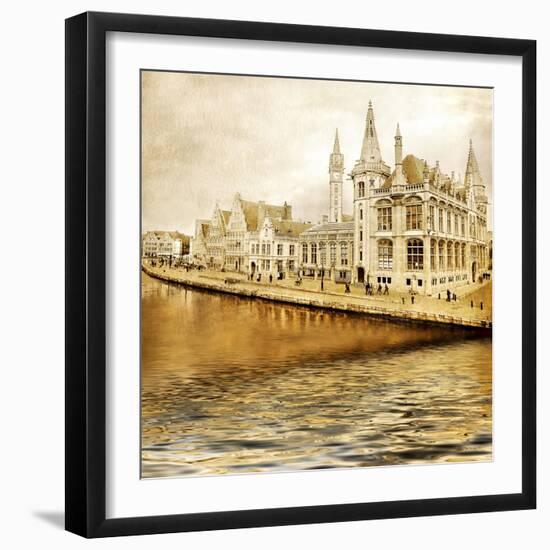 Amazing Belgium - Artistic Toned Picture-Maugli-l-Framed Art Print