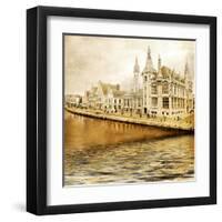 Amazing Belgium - Artistic Toned Picture-Maugli-l-Framed Art Print