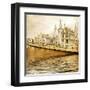 Amazing Belgium - Artistic Toned Picture-Maugli-l-Framed Art Print