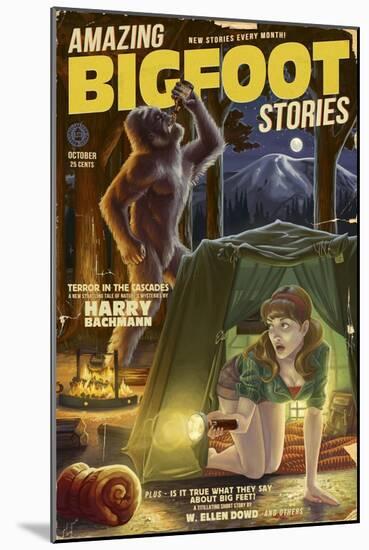 Amazing Bigfoot Stories-Lantern Press-Mounted Art Print