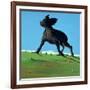 Amazing Black Dog, 2000-Marjorie Weiss-Framed Giclee Print