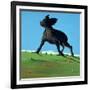 Amazing Black Dog, 2000-Marjorie Weiss-Framed Giclee Print