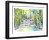 Amazing Dunn’s River Falls Jamaica Excursion-M. Bleichner-Framed Art Print