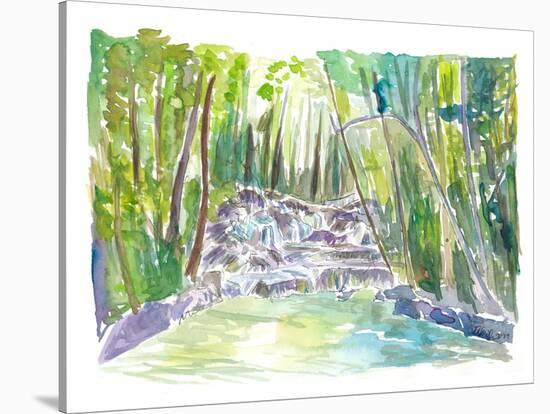 Amazing Dunn’s River Falls Jamaica Excursion-M. Bleichner-Stretched Canvas