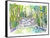 Amazing Dunn’s River Falls Jamaica Excursion-M. Bleichner-Framed Stretched Canvas