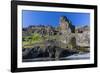 Amazing Examples of Columnar Basalt on the Southern Coast of Disko Island, Kuannersuit, Greenland-Michael Nolan-Framed Photographic Print