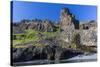 Amazing Examples of Columnar Basalt on the Southern Coast of Disko Island, Kuannersuit, Greenland-Michael Nolan-Stretched Canvas