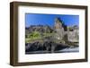 Amazing Examples of Columnar Basalt on the Southern Coast of Disko Island, Kuannersuit, Greenland-Michael Nolan-Framed Photographic Print