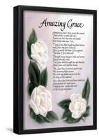 Amazing Grace (Lyrics) Art Print Poster-null-Framed Poster