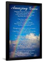 Amazing Grace Lyrics-null-Framed Poster