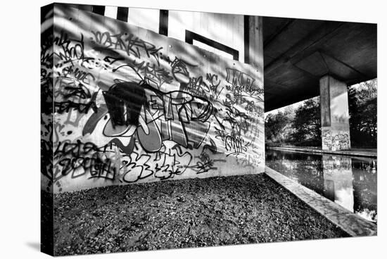 Amazing Light Bouncing Off Water Creating This Interesting Graffiti Shot-sammyc-Stretched Canvas