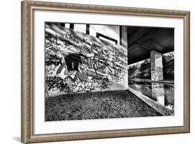 Amazing Light Bouncing Off Water Creating This Interesting Graffiti Shot-sammyc-Framed Photographic Print