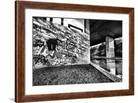 Amazing Light Bouncing Off Water Creating This Interesting Graffiti Shot-sammyc-Framed Photographic Print