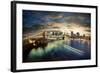 Amazing New York Cityscape - Taken After Sunset-dellm60-Framed Photographic Print