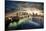 Amazing New York Cityscape - Taken After Sunset-dellm60-Mounted Photographic Print