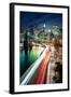 Amazing New York Cityscape - Taken after Sunset-dellm60-Framed Photographic Print