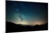 Amazing Night Sky Stars Panorama with Milky Way on Mountain Background-gianni triggiani-Mounted Photographic Print