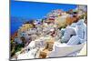 Amazing Romantic Santorini Island, Greece-Maugli-l-Mounted Photographic Print