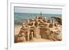 Amazing Sandcastle on a Mediterranean Beach-Philip Lange-Framed Photographic Print