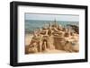 Amazing Sandcastle on a Mediterranean Beach-Philip Lange-Framed Photographic Print