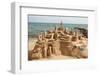 Amazing Sandcastle on a Mediterranean Beach-Philip Lange-Framed Photographic Print