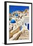 Amazing Santorini - Greek Series-Maugli-l-Framed Photographic Print